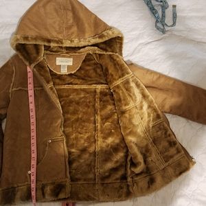 Cherokee Coat size 16 youth Tan